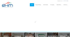 Desktop Screenshot of exim.co.za