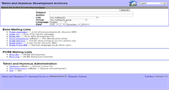 Desktop Screenshot of lists.exim.org