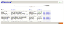 Tablet Screenshot of git.exim.org